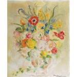 Nina ALEKSANDROWICZ (1888-1946), Para obrazów: Kwiaty
