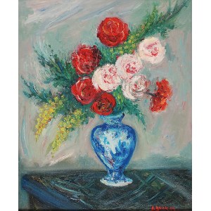 Jakub  ZUCKER (1900-1981), Kwiaty w wazonie