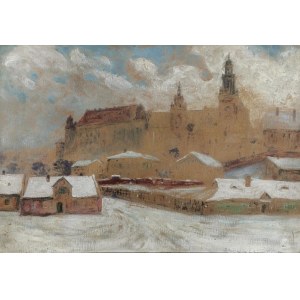 Stanisław Ignacy Poraj FABIJAŃSKI (1865-1947), Widok na Wawel