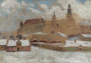 Stanisław Ignacy Poraj FABIJAŃSKI (1865-1947), Widok na Wawel