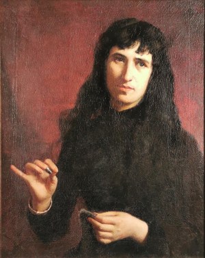 Bronisława ŁUKOMSKA-WIELOWIEYSKA (1865-1939), Portret kobiety