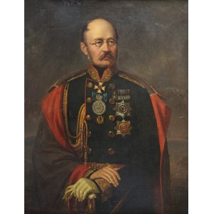 Jan Ksawery KANIEWSKI (1805-1867), Portret oficera carskiego - Księcia Mihaiła Gorczakowa, 1860