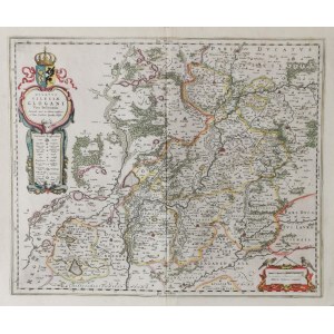 Jonas SCULTETUS (1603-1664), Mapa Księstwa Głogowskiego - Ducatus Glogani