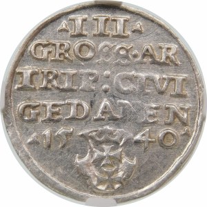 Zygmunt I Stary, Trojak 1540, Gdańsk