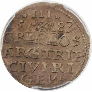 Stefan Batory, Trojak 1583, Ryga – rozety