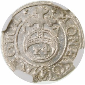 Zygmunt III Waza, Półtorak 1617, Bydgoszcz – Sas w tarczy owalnej – SIGI ... P M D
