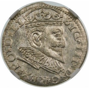Zygmunt III Waza, Trojak 1594, Ryga – LI – krzyżyki