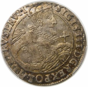 Zygmunt III Waza, Ort 1623, Bydgoszcz – PRV M – korona z krzyżykami i bez pałąków