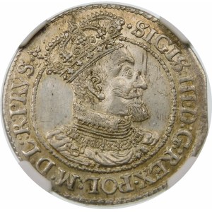 Zygmunt III Waza, Ort 1619/8, Gdańsk – S B pod łapami – przebitka