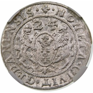 Zygmunt III Waza, Ort 1624/3, Gdańsk – data przebita ∙2∙4 – PR