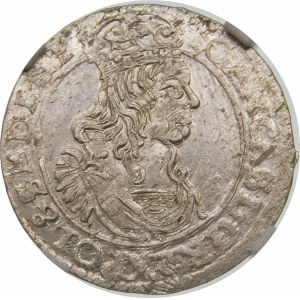 Jan II Kazimierz, Szóstak 1662 AT, Bydgoszcz – z obwódkami