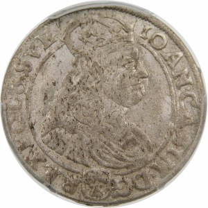 Jan II Kazimierz, Szóstak 1667 TLB, Bydgoszcz – z obwódkami
