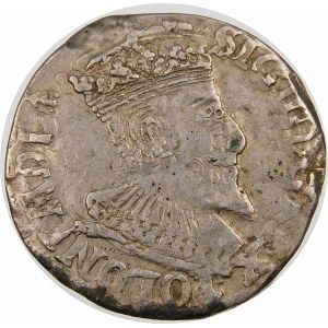 Zygmunt III Waza, Trojak 1594, Olkusz – ze znakiem w otoku
