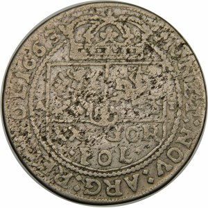 Jan II Kazimierz, Tymf 1663 AT, Kraków – SALV – błąd META i GOR – bardzo rzadka