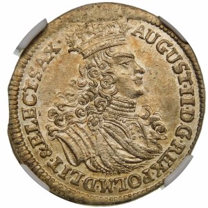 August II Mocny, Szóstak 1702 EPH, Lipsk – piękna