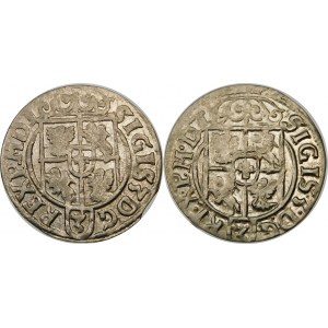 Zygmunt III Waza, Półtorak 1622, Bydgoszcz – Sas w tarczy owalnej – odmiany – zestaw (szt. 2)