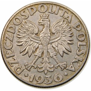 2 złote Żaglowiec 1936