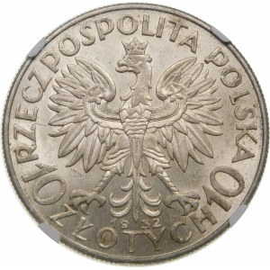 10 złotych Głowa Kobiety 1932 BZM