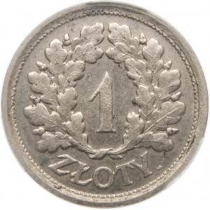 PRÓBA 1 złoty 1928 wieniec z liści dębowych