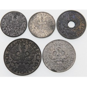 ZESTAW Generalna Gubernia - 5 monet