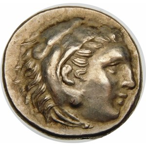 Grecja, Tracja, Lizymach (323–281 p.n.e.), drachma ok. 301-297 p.n.e.