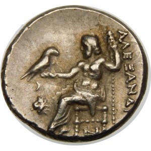 Grecja, Tracja, Lizymach (323–281 p.n.e.), drachma ok. 301-297 p.n.e.