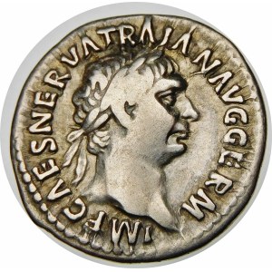 Cesarstwo Rzymskie, Trajan (98-117), denar 100, Rzym