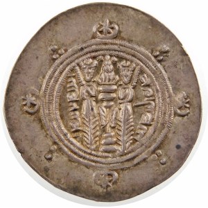 Persja, Sasanidzi, hemidrachma ok. VIII w. n.e.