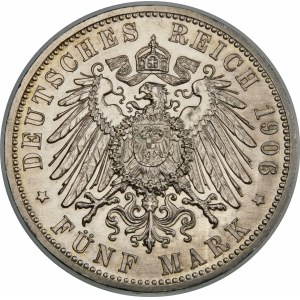 Niemcy, Badenia, Fryderyk I (1856–1907), 5 marek 1906, Karlsruhe