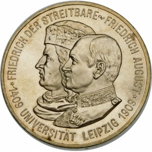 Niemcy, Saksonia - linia albertyńska (1547–1918), Albert I (1873–1902), 5 marek 1909, Drezno - wyśmienita