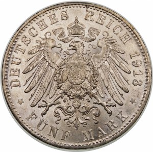 Niemcy, Bawaria, Otto (1886–1913), 5 marek 1913 D, Monachium