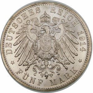 Niemcy, Bawaria, Ludwik III (1913–1918), 5 marek 1914 D, Monachium