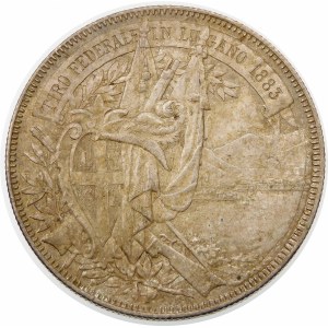 Szwajcaria, 5 franków 1883, Berno