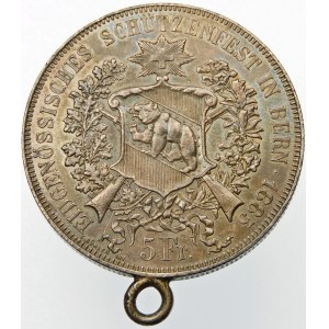 Szwajcaria, 5 franków 1885, Berno