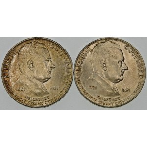 Czechosłowacja 100 koron, 1951 – zestaw (szt. 2)