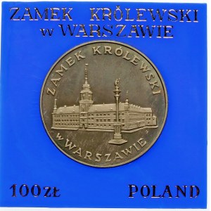 100 złotych 1975 Zamek Królewski - srebro