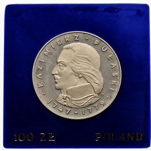 100 złotych 1976 Kazimierz Pułaski - srebro