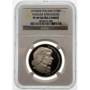 100 złotych 1976 Tadeusz Kościuszko - srebro