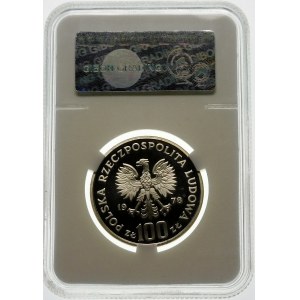 100 złotych 1978 Janusz Korczak - srebro