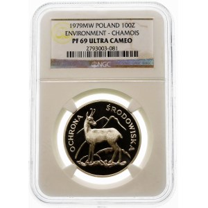 100 złotych 1979 Kozica - srebro