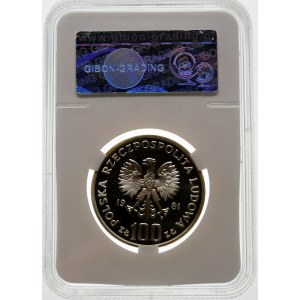 100 złotych 1981 Koń - srebro