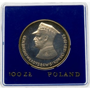 100 złotych 1981 Władysław Sikorski - srebro