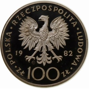 100 złotych 1982 Jan Paweł II - srebro