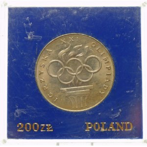 200 złotych 1976 Olimpiada - srebro