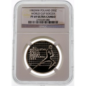 200 złotych 1982 MŚ Hiszpania - srebro