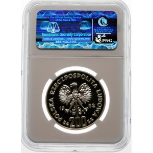 200 złotych 1982 MŚ Hiszpania - srebro