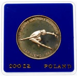 200 złotych 1984 XIV Zimowe Igrzyska Olimpijskie - srebro