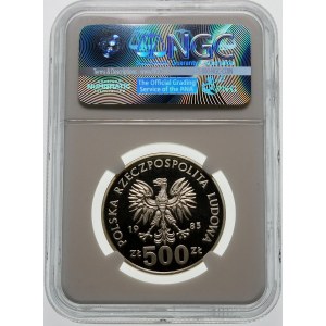 500 złotych 1985 Organizacja Narodów Zjednoczonych - srebro