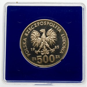 500 złotych 1985 Organizacja Narodów Zjednoczonych - srebro