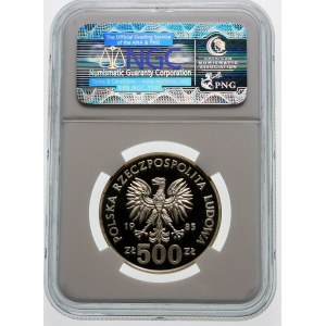 500 złotych 1985 Przemysław II - srebro